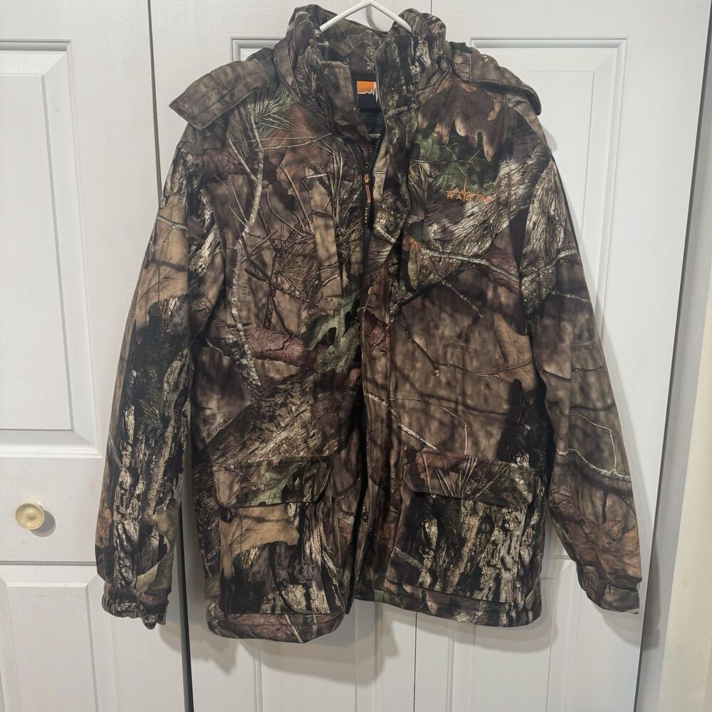 Habit Insulated Mossy Oak Breakup Camo Hunting  Coat Medium